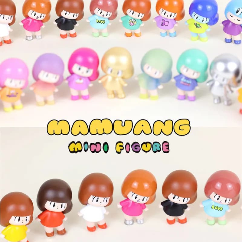 Mamuang Mango Sister Series Blind Box Mini Figures Cute Designer Toy Random Box Desk Display Decor Collectible Art Toy Kids Gift