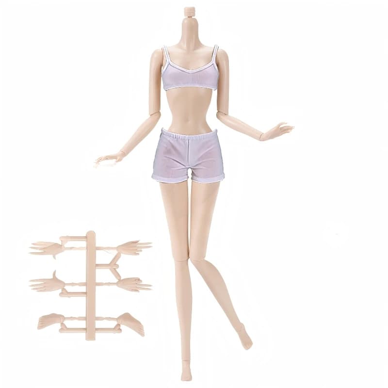 Nuovissimo corpo per bambole, giocattoli per bambini, mani e piedi sostituibili, articolazioni solide, corpo mobile per bambole, accessori per bambole femminili, gioco fai da te per ragazze