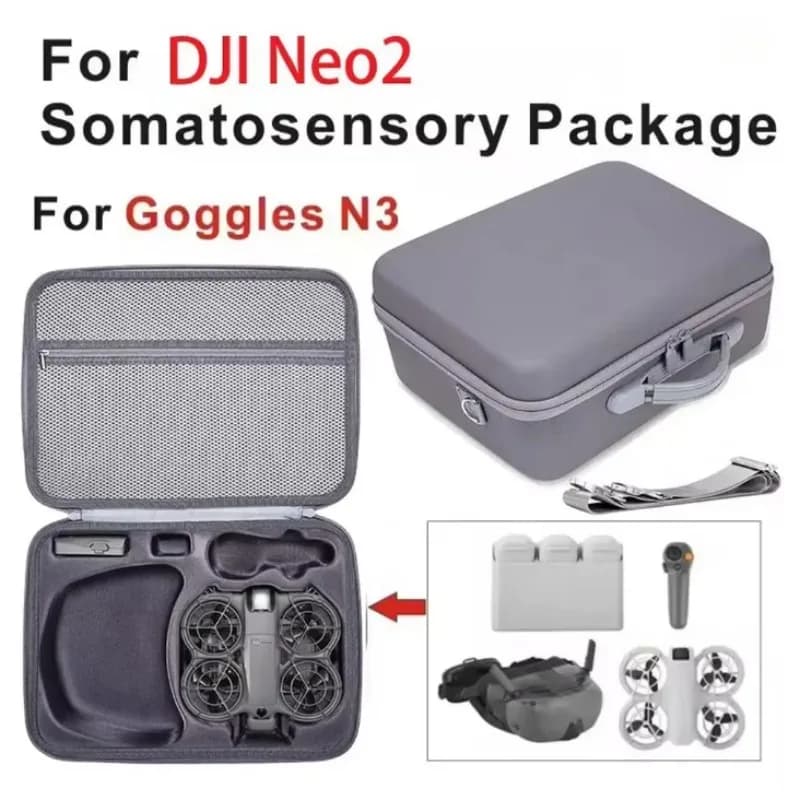 Custodia rigida portatile in EVA impermeabile per DJI NEO2, borsa protettiva per batteria, custodia per NEO2, pratica 2026