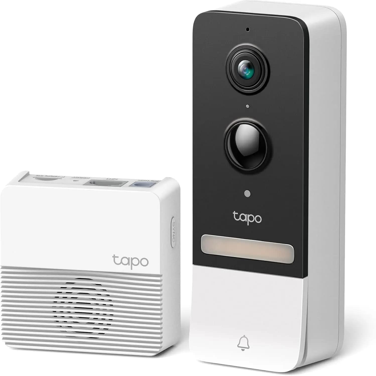Campanello Video Intelligente con Telecamera 2K, Visione Notturna a Colori, Rilevamento AI, Compatibile con Alexa e Google Home