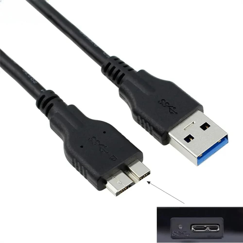 Cavo USB 3.0 da tipo A A Micro B per Samsung S5 Note3 disco rigido esterno HDD USB HDD cavo dati USB Micro B ChargeCabo
