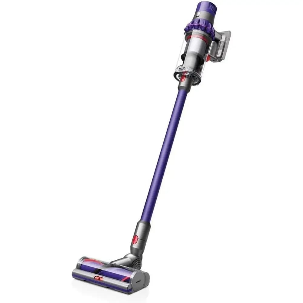 Aspirapolvere senza filo V10: 14 cicloni, potenza ad alte prestazioni, filtraggio completo, svuotamento igienico del contenitore, montaggio a parete, fino a 60 M.