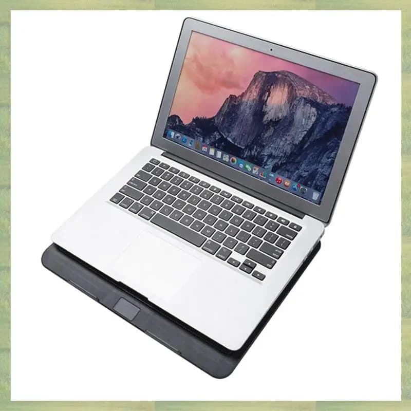 Tappetino di raffreddamento per ventola per laptop N15R-2X con grandi ventole, ventola di raffreddamento per laptop con porta USB 2 in 1, luce LED blu, supporto regolabile
