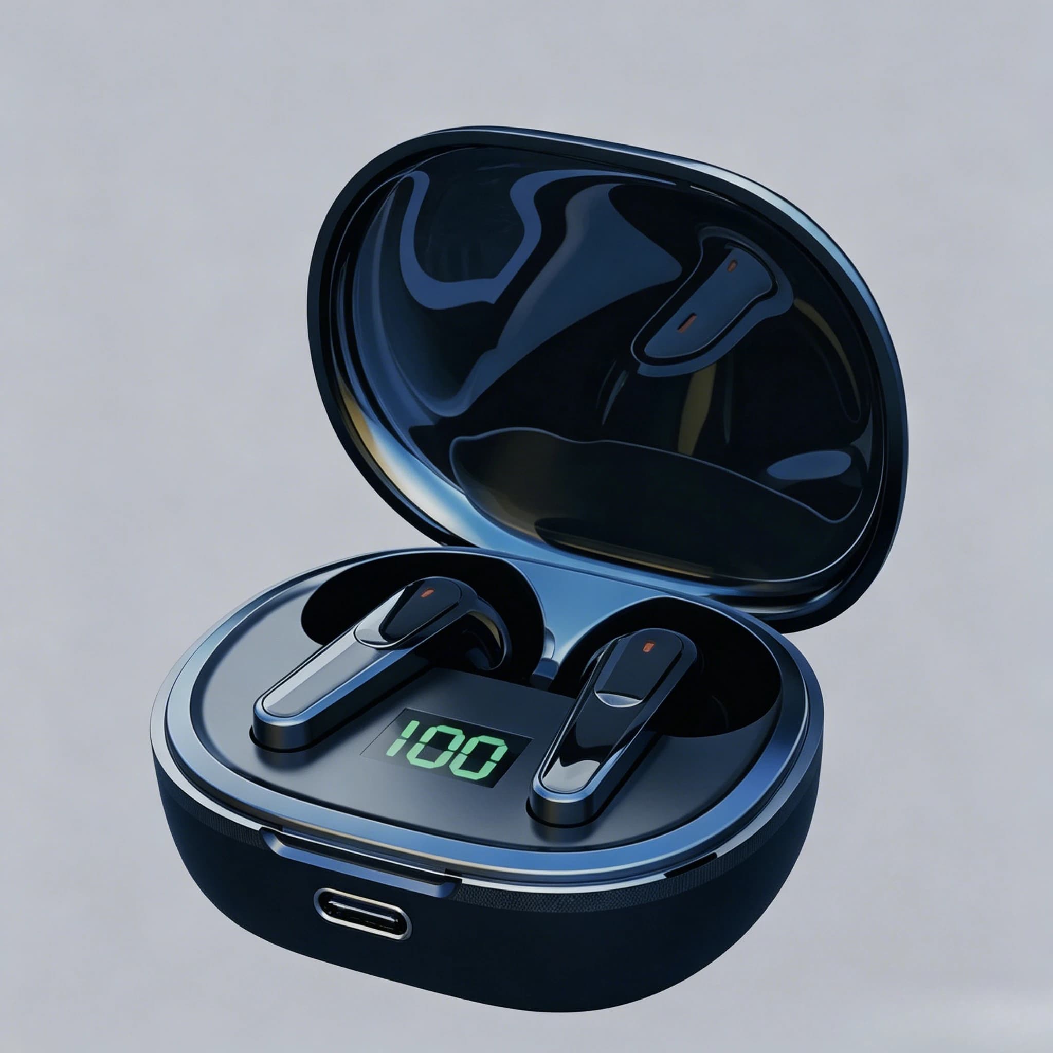 Comfort-Fit TWS Bluetooth Earbuds Portable Design with Noise Reduction for Daily Gaming Sports Use