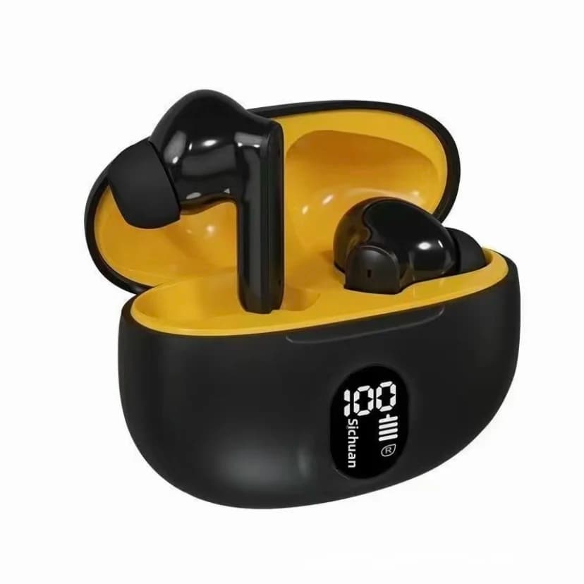 Cuffie Bluetooth TWS 895B con microfono, display LED, auricolari wireless, cuffie Bluetooth con cancellazione del rumore