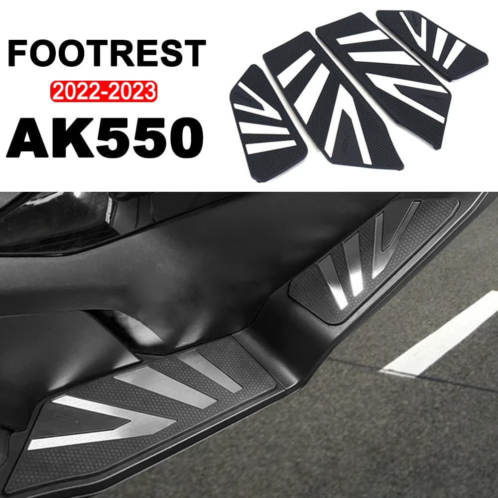 Accessori moto pedale poggiapiedi anteriore e posteriore pedana pedane per KYMCO AK550 AK 550 ak550 2022 2023