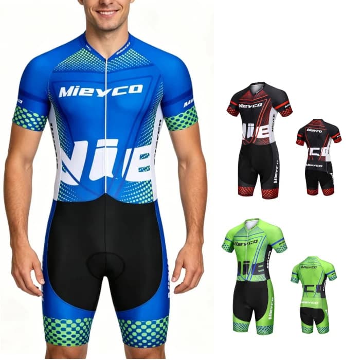 Integrated cutting, Front opening concealed zipper, Men & Women One‑Piece Triathlon Suit,Low‑Aerodynamic‑Drag Skin‑Tight