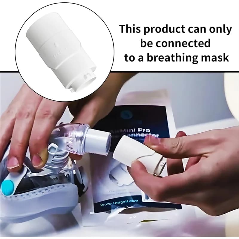 Adattatore per tubo CPAP con diametro maschera HRBAJ-22Mm 2 pezzi per adattatore da viaggio per tubi Resmed Airmini Connect