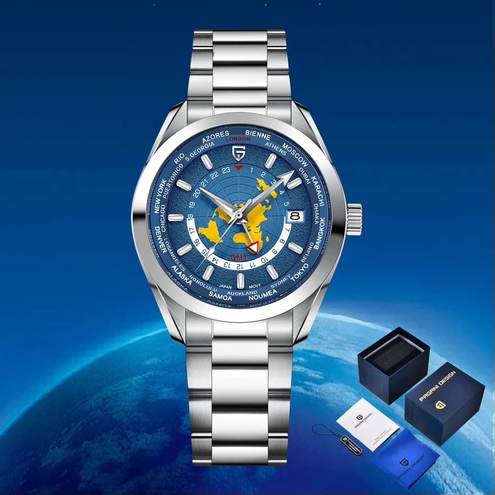 PAGANI DESIGN 1788 Light Luxury mechanical watch Movement NH34A Men's watch sapphire crystal waterproof all steel 316L men's watch
