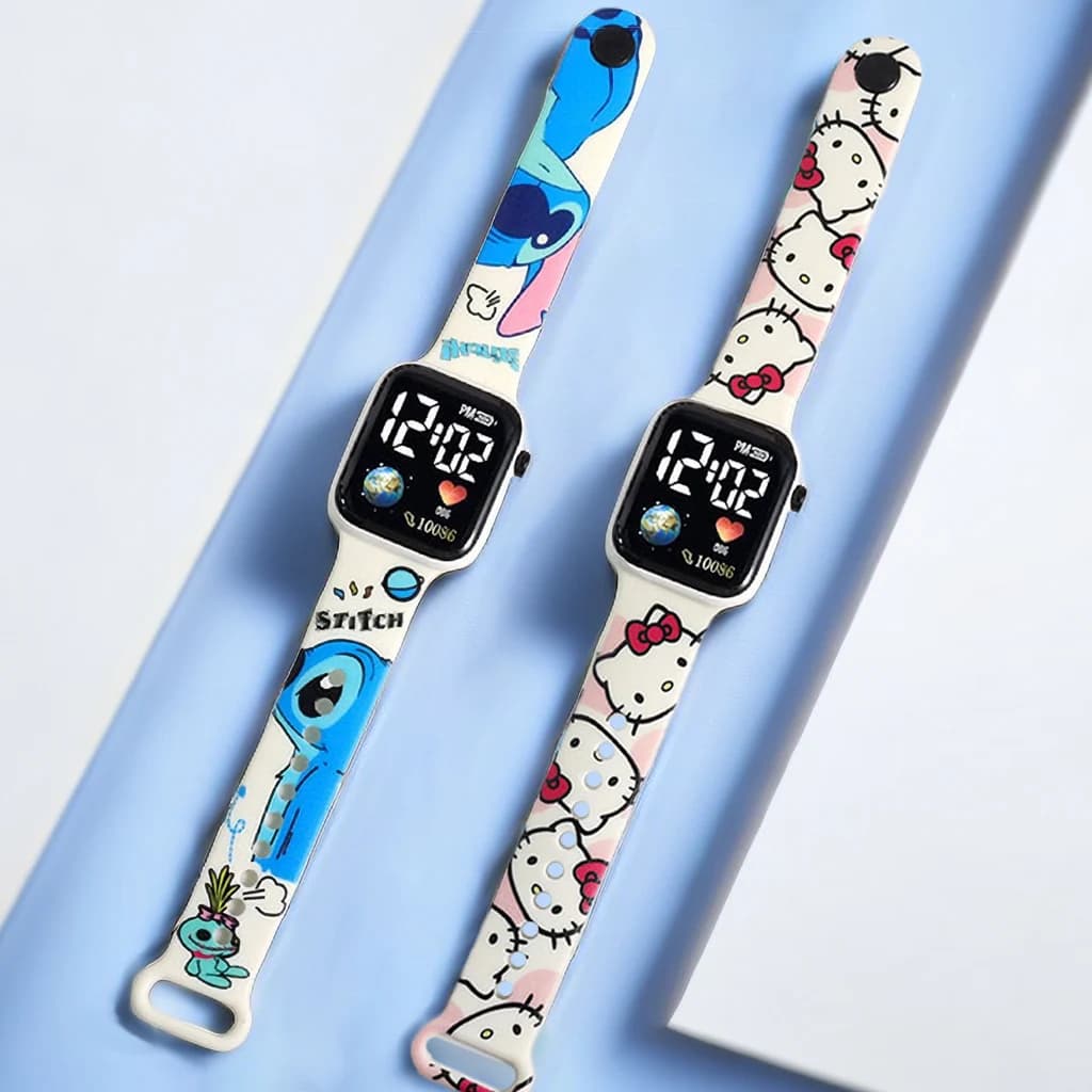 New Point Kids Watches Girls Reloj Inteligente Para Niños Niña Reloj Hello Kitty Digital Watch Women Relógio Infantil