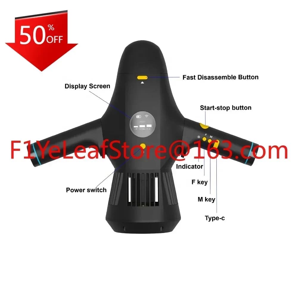 Hot SalesM1 Electric Scooter Multifunctional Underwater for Sea Electric Scooter For Dive Diving Surfing Table