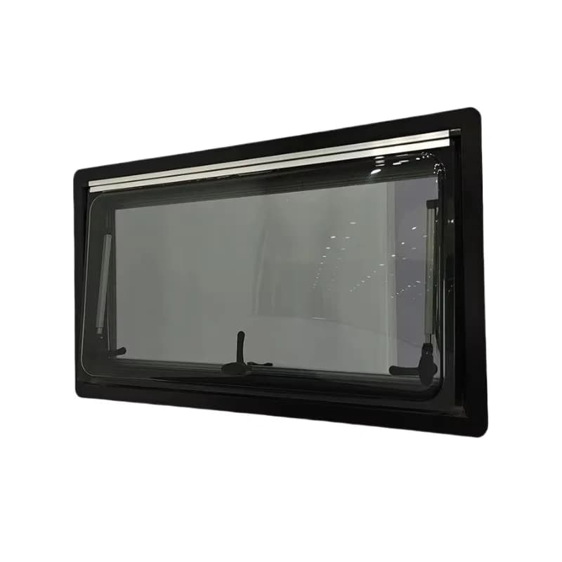 Finestra a Cerniera MG16RW per Camper e Roulotte, 1000x500mm, Angolo Retto, per Furgoni, Camion e Rimorchi