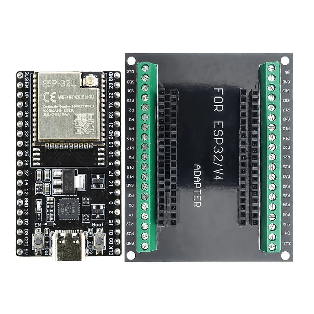 Scheda di sviluppo ESP32 con kit scheda di espansione porta antenna 2.4G ESP32-32U Modulo WiFi BT Type-C 38PIN CP2102 ESP32-DevKitC