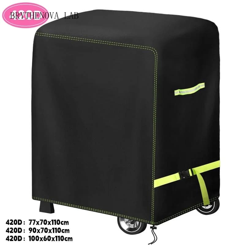 420D Outdoor BBQ Cover, Marine Barbecue Stove Protective Lightweight Hood, and Portable, Dust Bbqcover, Waterproof Barbecue Hood