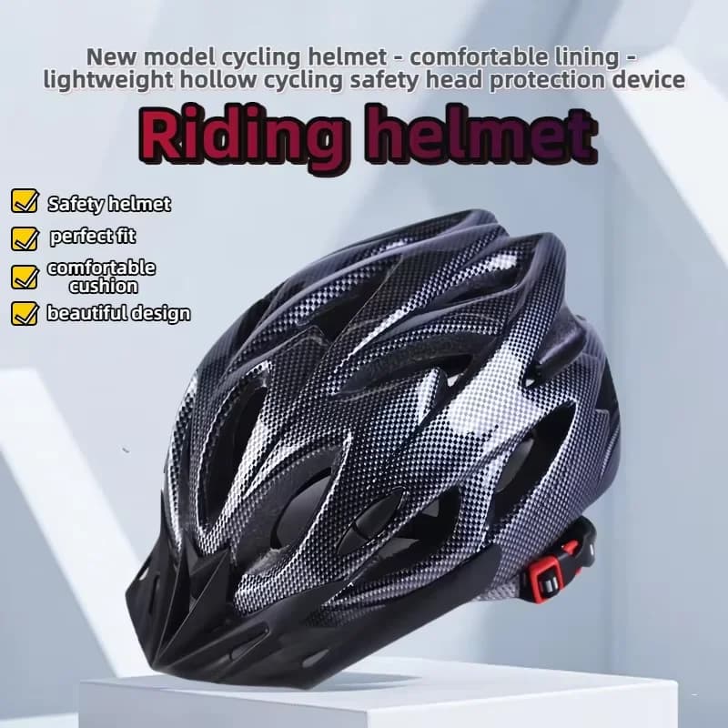 Men's Light Cycling Helmet Comfort Fit Design Cable Bike Helmet MTB Safety hood Bicycle riding helmet