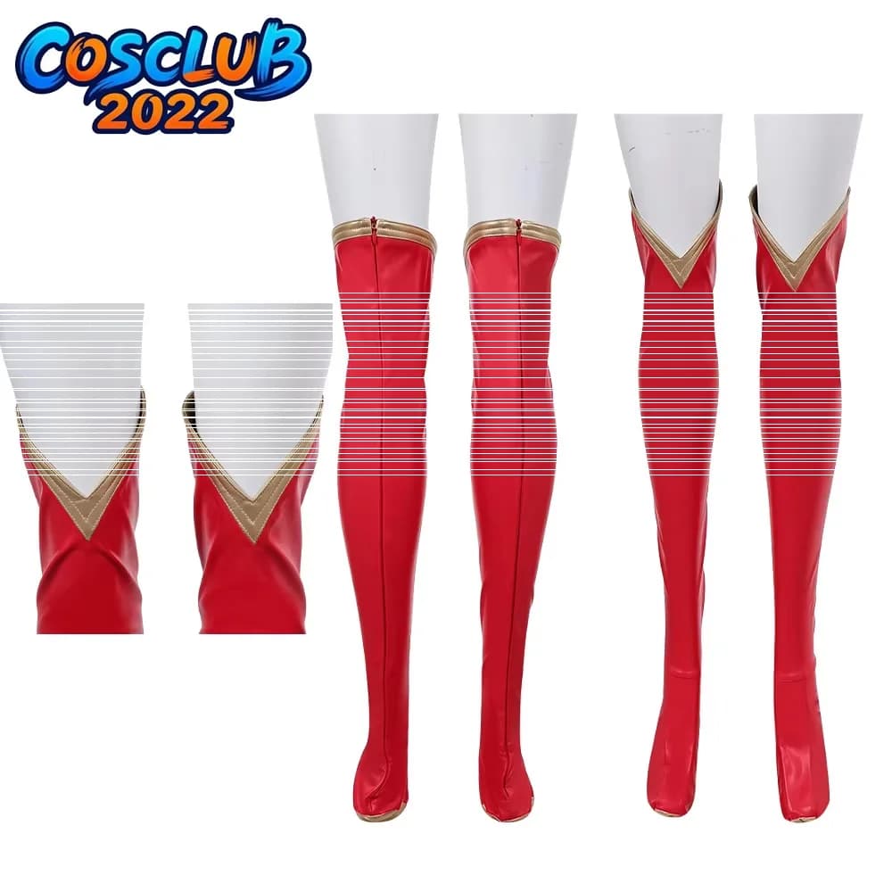 Fantasy Kara Cosplay Zor El Red Socks 2026 Movie Super Roleplay Disfraz Stockings Halloween Carnival Accessories Women Props