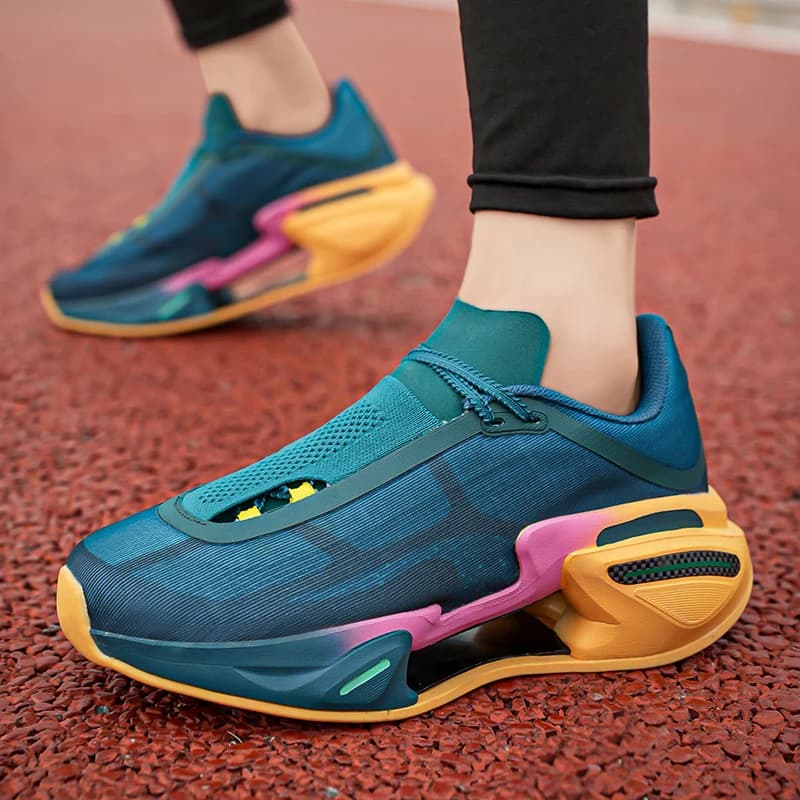 Scarpe da Corsa per Pendolari Quotidiani, Supporto Ergonomico per il Piede, Ammortizzazione Confortevole, Traspiranti, Antiscivolo, Sneakers Casual da Esterno