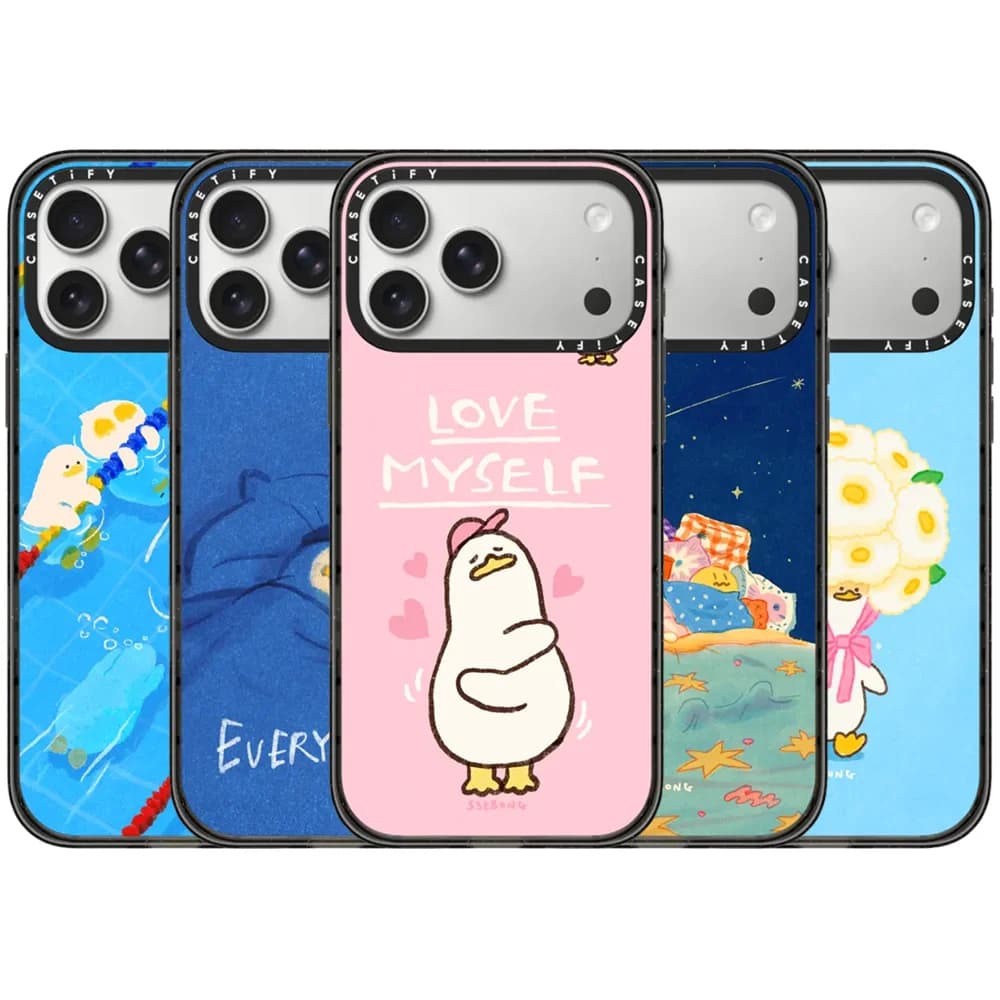 CASETiFY SSEBONG Skateboard Duck Series Custodia Magnetica Anti-caduta per iPhone 13 14 15 16 17 Pro Max Air Plus Cover Protettiva