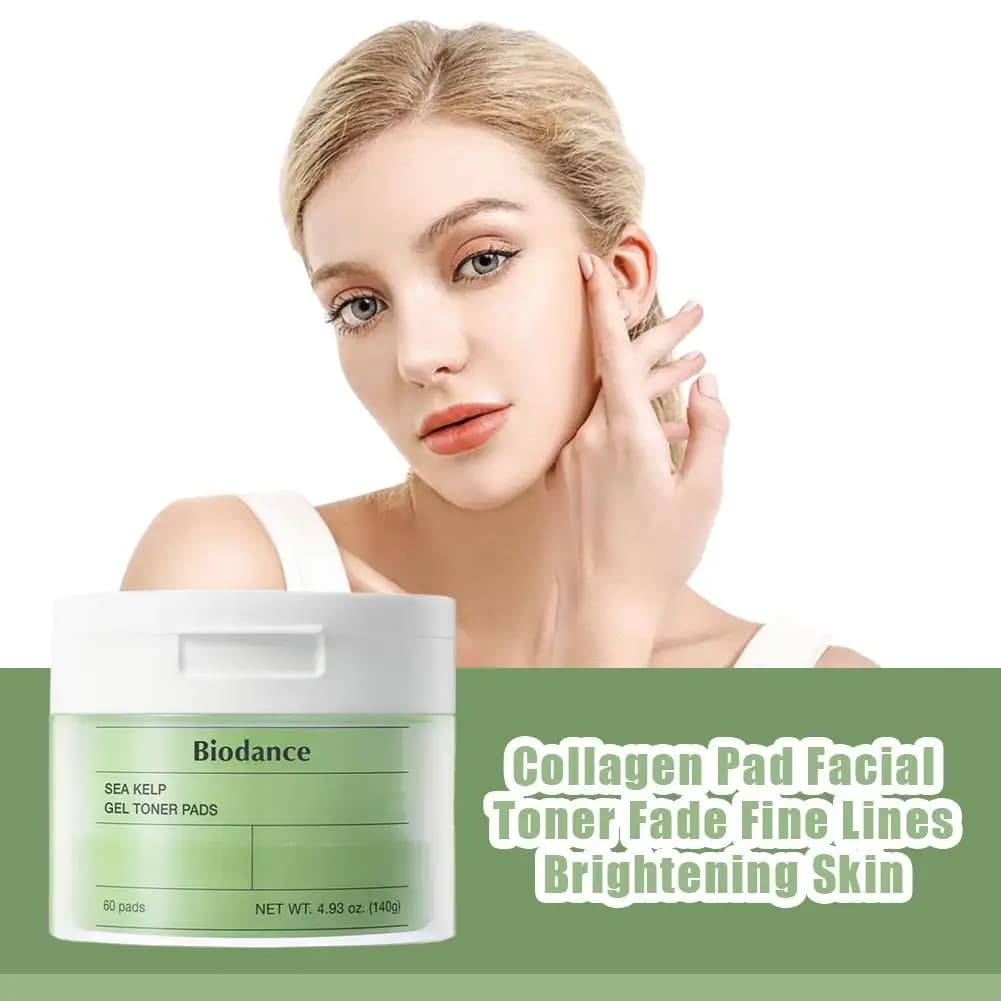 60PCS High-end Biodance Collagen Cotton Tablets Elastic Raxing Pore Hydrating Calm down fault Nutrient Skin Care
