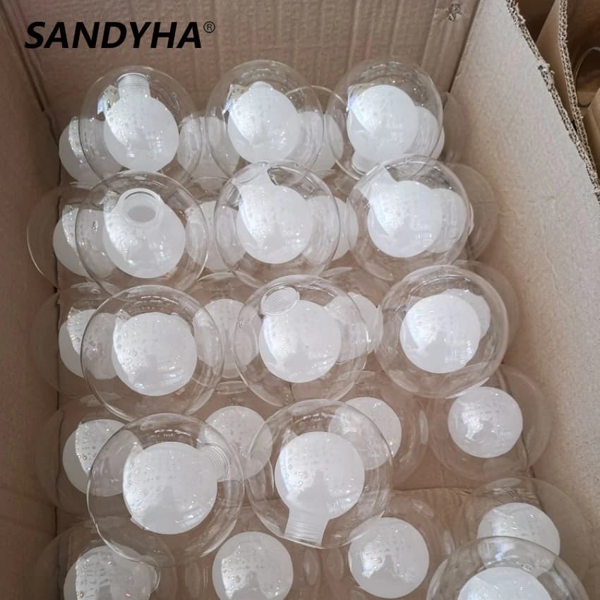 SANDYHA Vetro Fross per lampada a sospensione Sfera in sfera Sfera di vetro per lampadari Lampade da terra Decorazione Maison Lampada Vetro estetico