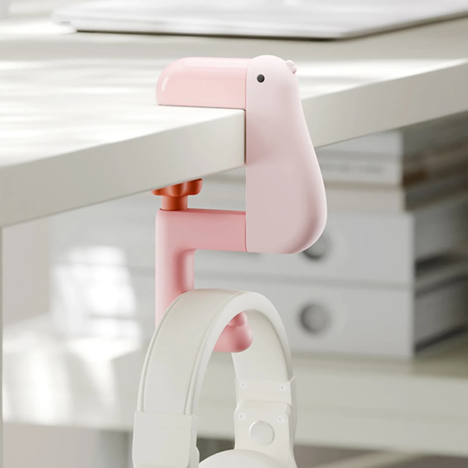Anatra Desk Backpack Hook, Multifunctional Hook for Travel Bag, Decorative Organizer for Office