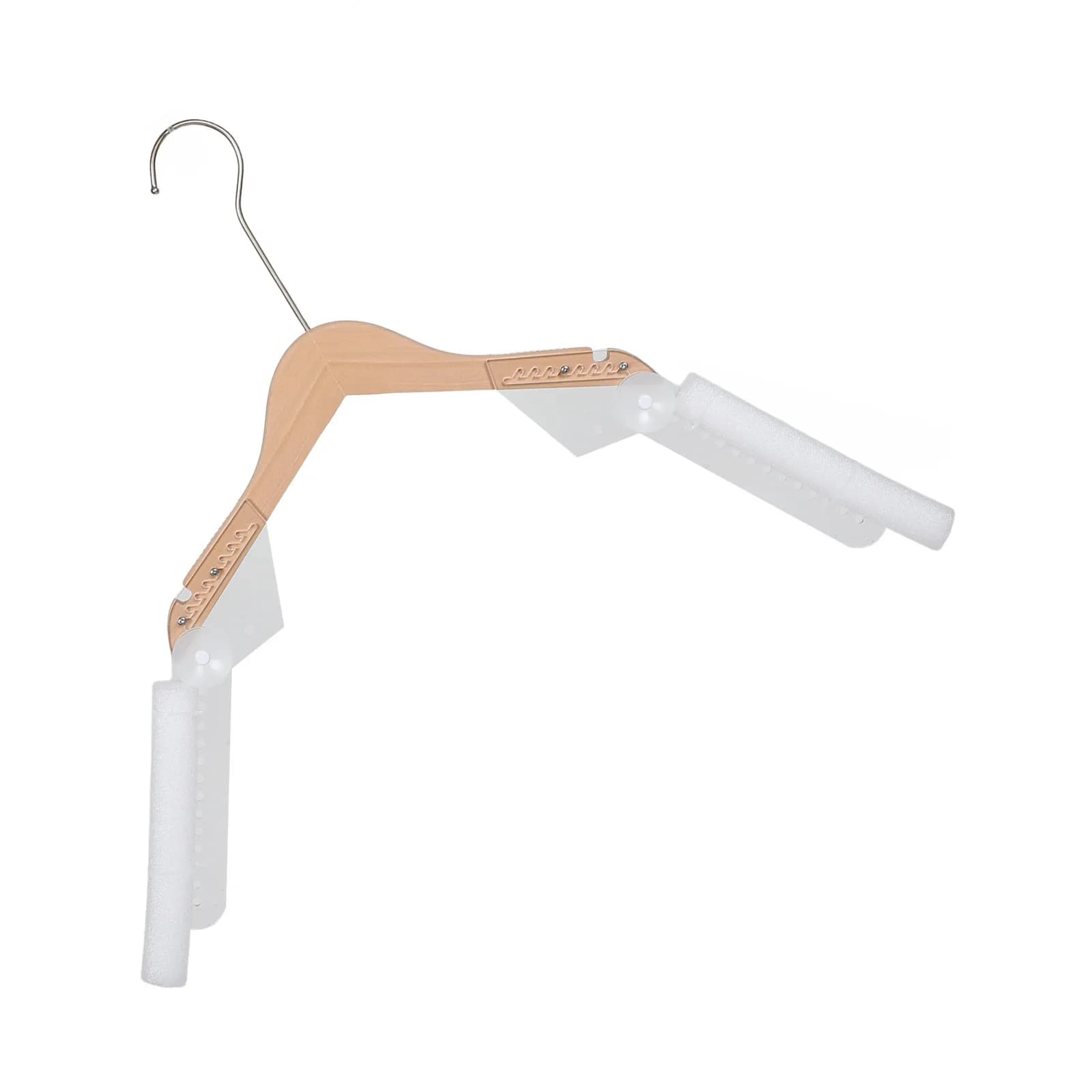 Wood Body Display Hanger Adjustable Shoulder Dress Form Holder for Retail Boutique Skirt Jacket