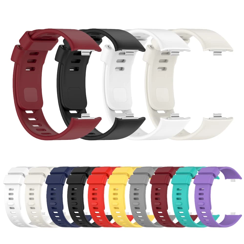 Cinturino sportivo in silicone per Redmi watch 4 5 Band SmartWatch cinturino di ricambio per Xiaomi Miband 9 Pro/8 Pro cinturino braccialetto