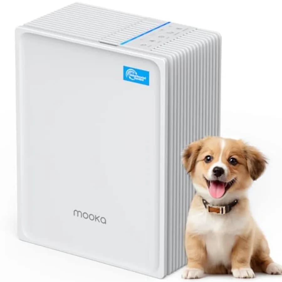 Purificatori d'aria per ambienti domestici di grandi dimensioni fino a 1300 piedi quadrati, purificatore d'aria HEPA per animali domestici con pre-filtro lavabile e profumatore.
