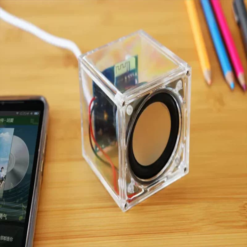 Kit di produzione altoparlanti Bluetooth, piccoli componenti audio, fai da te elettronico, piccola produzione, piccolo amplificatore, altoparlante per cellulare