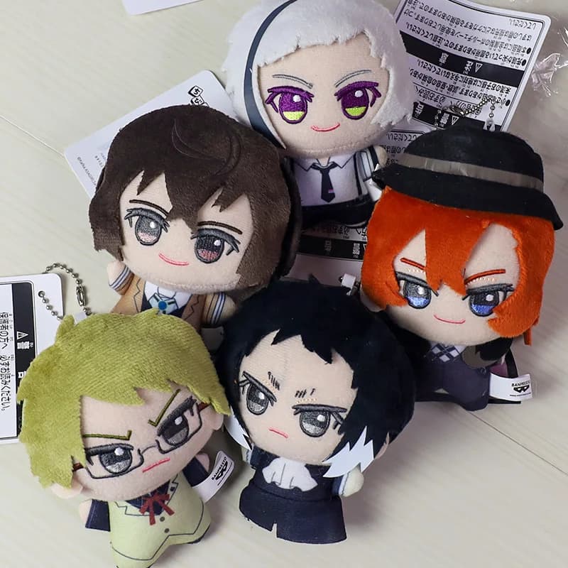 10cm Plushies Bungou Stray Dogs Nakahara Chuuya Anime Plush Toys Doll Cotton Stuffed Toy Keychain Room Decoration for Kid Gift