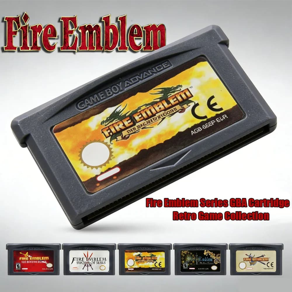 Cartuccia della serie Fire Emblem per GBA, scheda per console di videogiochi a 32 bit, Sword of Seals, Binding Blade, The Sacred Stones per GBA/NDS