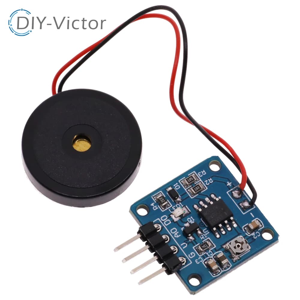 Sensore piezoelettrico a vibrazione DC5V, modulo interruttore a percussione, foglio piezoelettrico, kit fai da te 51UNO MEGA2560 R3 per Arduino