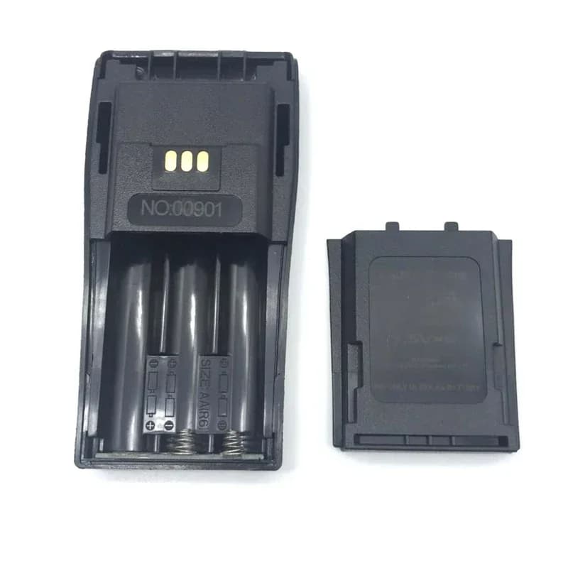 Scatola batteria 6x Adattatore custodia AA con clip da cintura per Motorola DEP450 GP3188 GP3688 DP1400 PR400 CP140 CP040 CP200 EP450 CP180 Radio