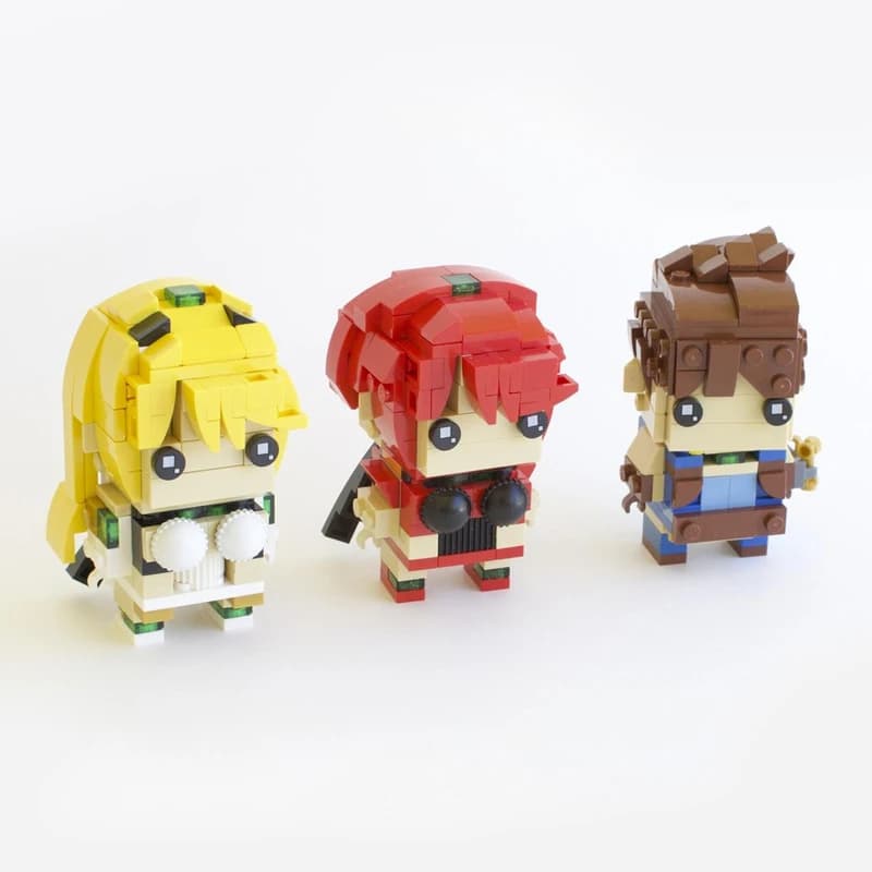 Set di Costruzioni MOC Xenoblade Brickheadz da 528 Pezzi, Giocattoli Architettonici, Regalo di Natale, Educativo, Fai-da-Te, Creativo, Idea Regalo per Bambini