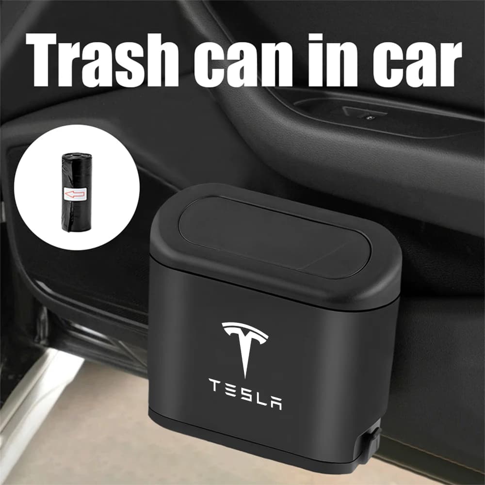Cestino per auto sospeso con contenitore portaoggetti a pressione per Tesla Model 3 S X Y Roadster Coil Mod WYE Accessori Auto Valve