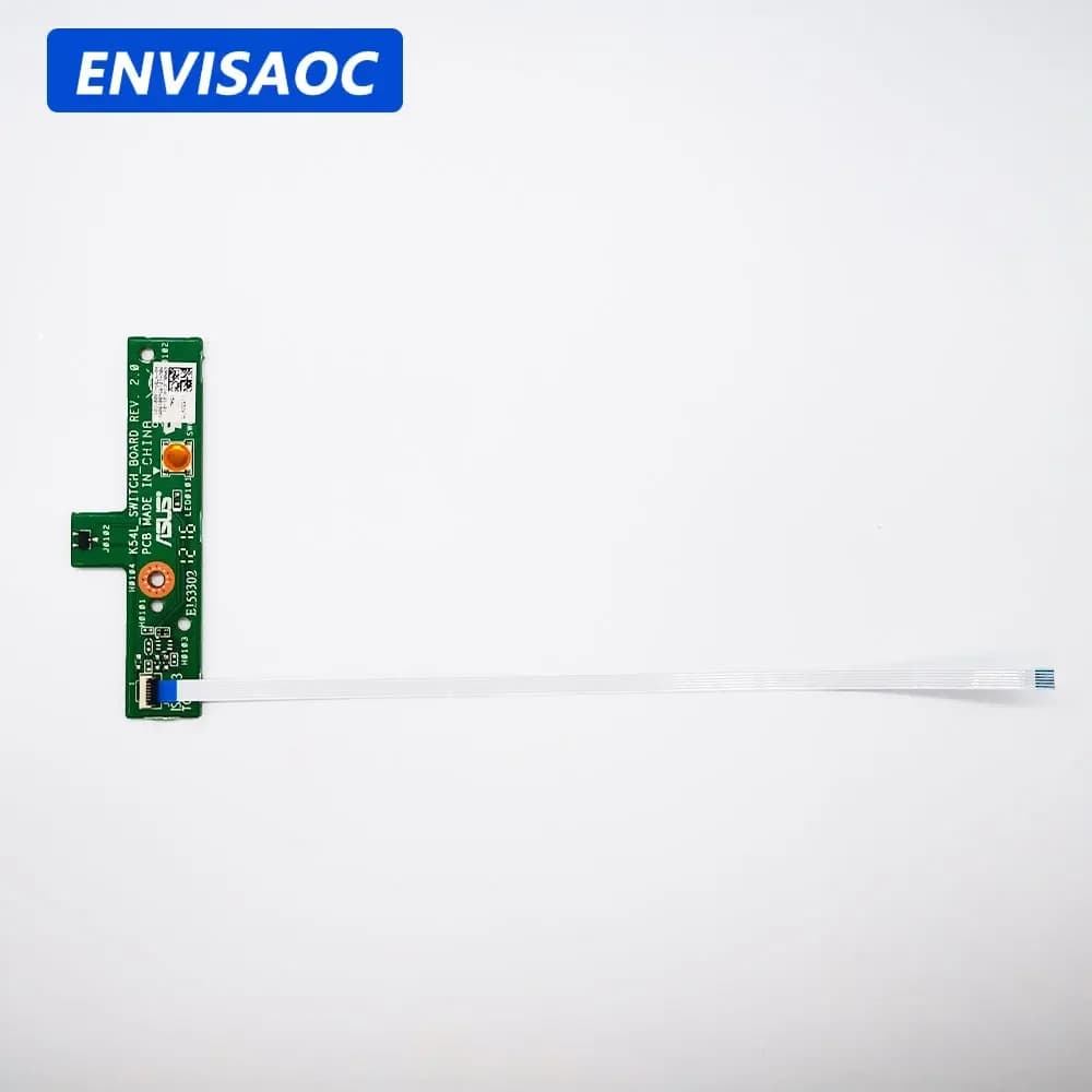 Per ASUS K53S K53SD K53SV K53SJ K53E A53S A53SV A53SJ A53E X53S X53SV X53E P53S P53E K54L X54H cavo della scheda del pulsante di alimentazione del computer portatile