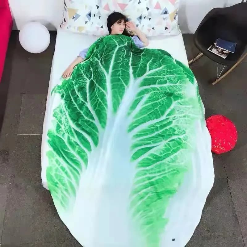 Coperte per pancake per cibo creativo Coperte per pisolino per ufficio Trapunta per aria condizionata Regali divertenti Coperte morbide in flanella Decorazioni per la stanza