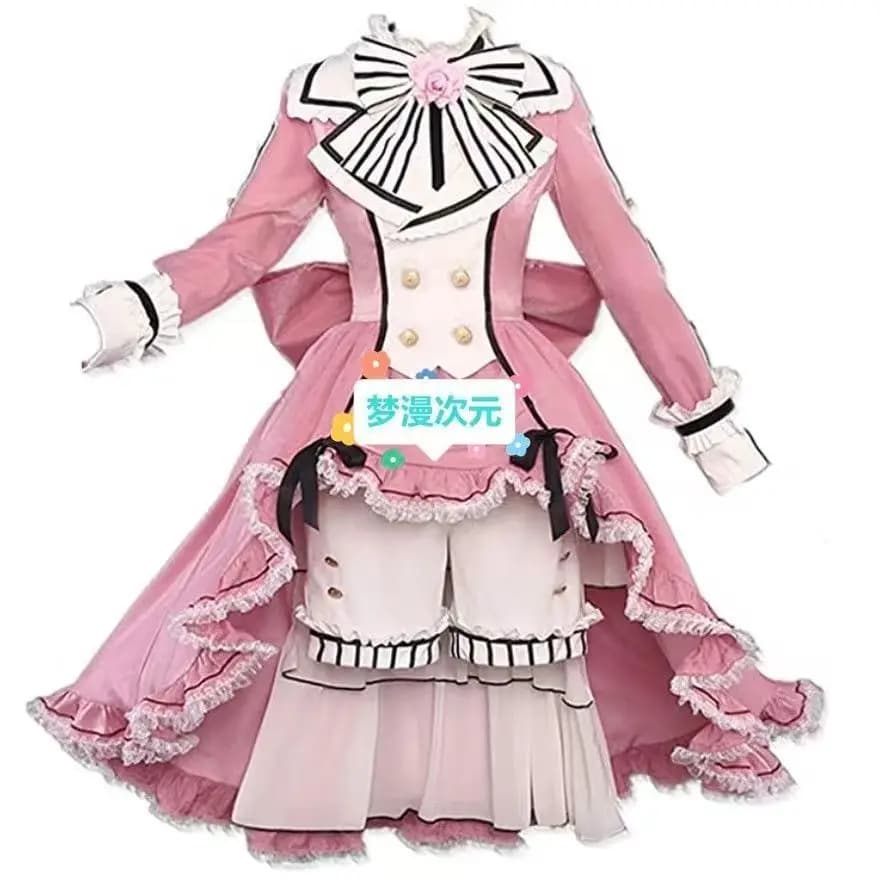 Ciel Phantomhive Coplay Uniforme Loita Victoria Abito rosa Costume 2025 Halloween Party Suit Abbigliamento Gioco di ruolo Costume Halloween