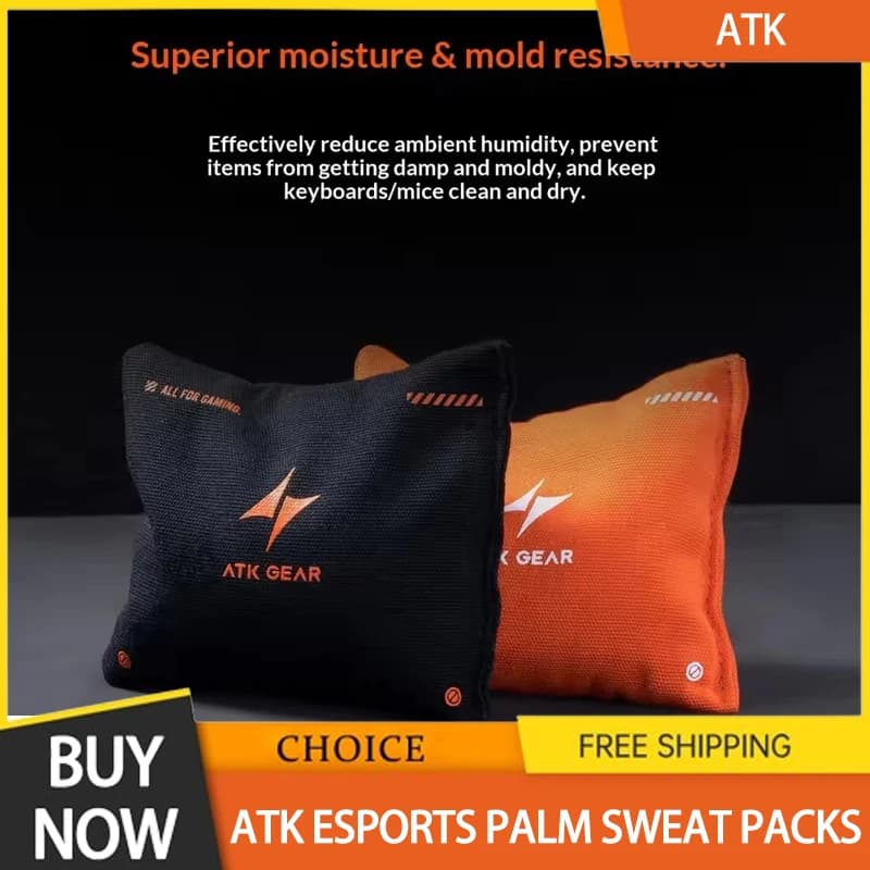 ATK Esports Palm Sweat Packs: Assorbenti Antiscivolo per il Sudore, Ideali per Giochi FPS (VALORANT, CS:GO) - Accessori e Regali per Gamer