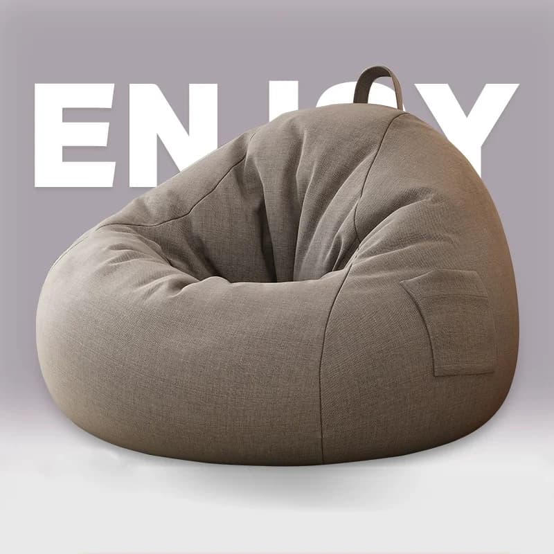 Cute Storage Bag for Old Clothes Lazy Sofa without Filling Can Lie on Adjustable Cover ell Replacement Home Fabric Dust Cover