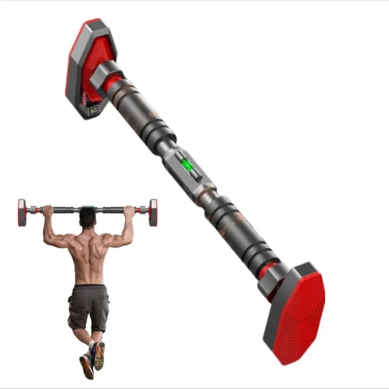 Barra Orizzontale Scorrevole in Acciaio per Trazioni, Attrezzatura da Palestra Domestica, Dispositivo Pull-Up Senza Foratura per Porta, Leva Singola, Altezza Regolabile 2026