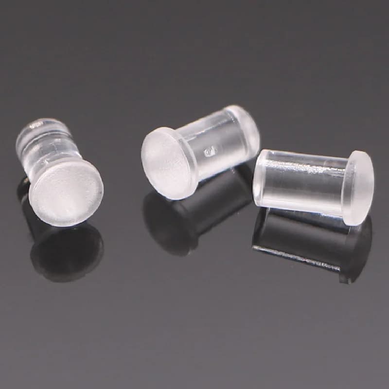 50 pz/lotto 3MM guida luce RoHS plastica testa tonda PLP2 Led tubo guida luce