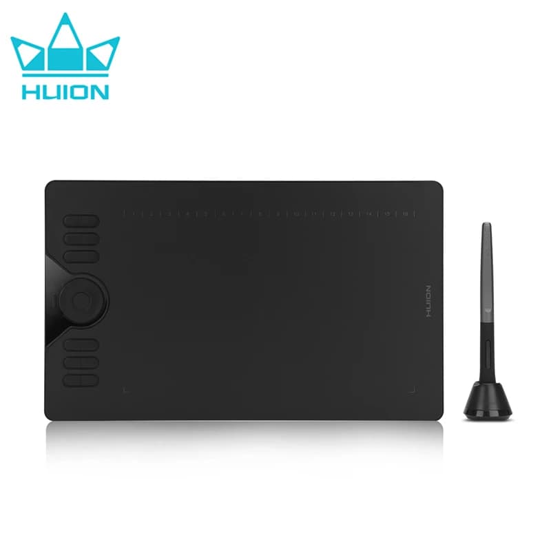 Huion HS610 tavoletta grafica 10x6.25 pollici tavoletta da disegno supporto stilo digitale senza batteria telefono Android Windows MacOS PC