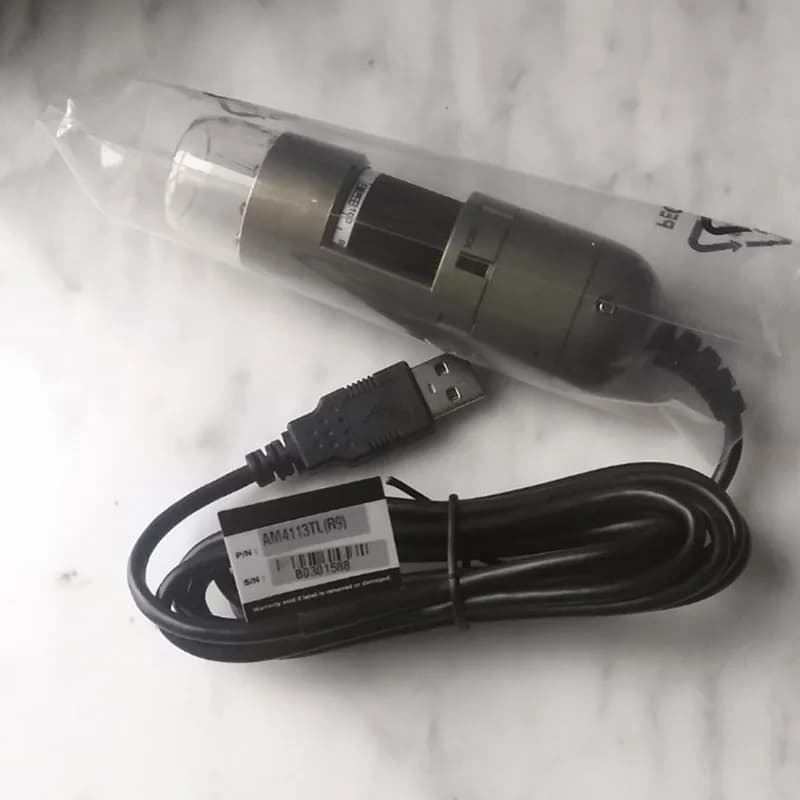 Dino-lite 20x~90x Digital Microscope AM4113TL with 1.3 Megapixels Resolution Long Working Distance Optics.
