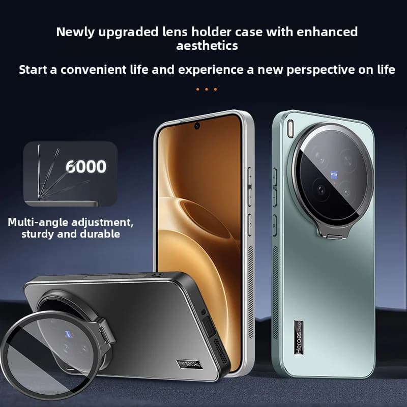 Custodia rigida opaca con supporto magnetico e protezione per l'obiettivo per VIVO X300 Ultra, cover posteriore protettiva per VIVO X300 Pro X300Ultra.