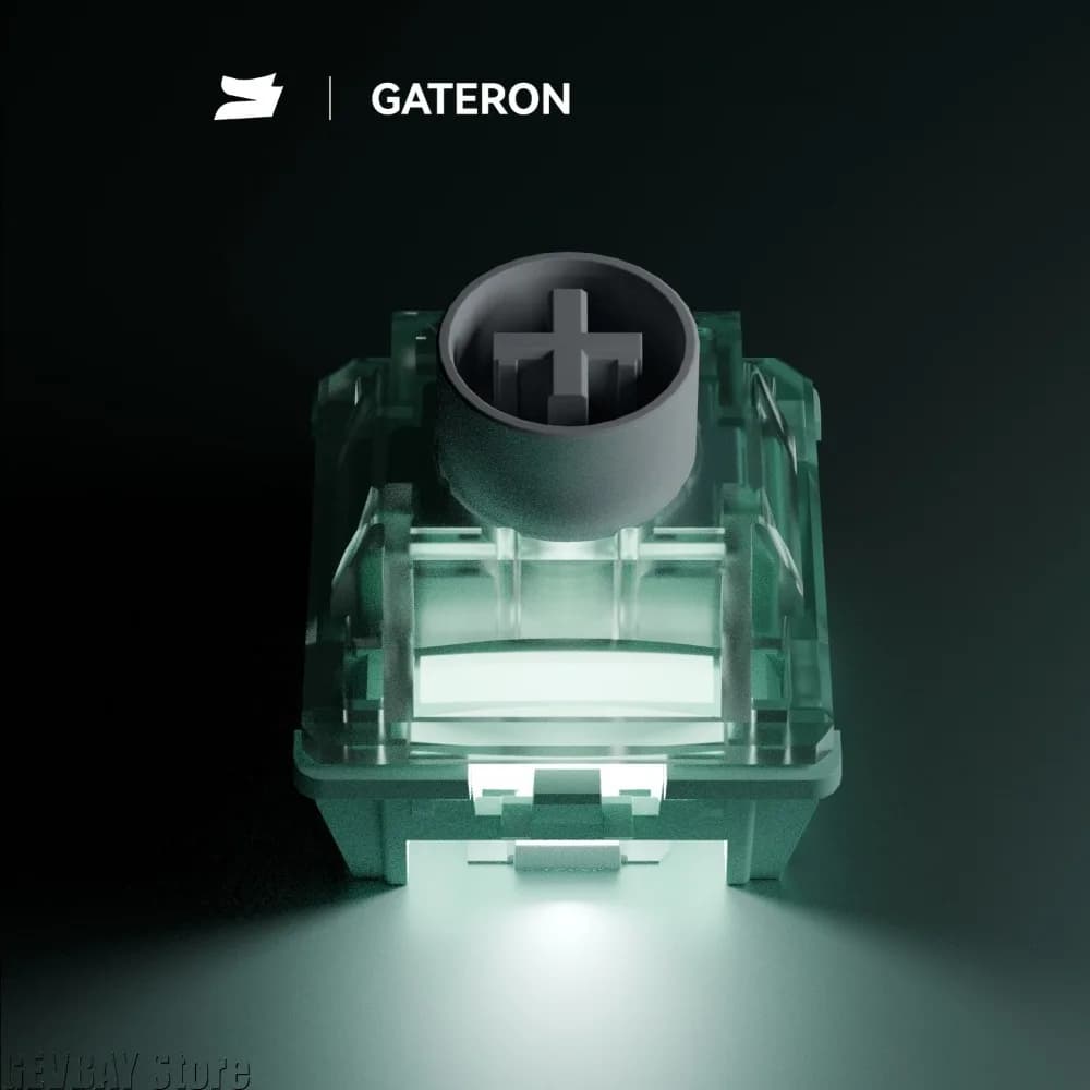 GATERON Magnetic Jade Ultra Switch Lineare Impostazione libera Rre-Travel HE Hall Effetto sensore per tastiera magnetica Gaming Office