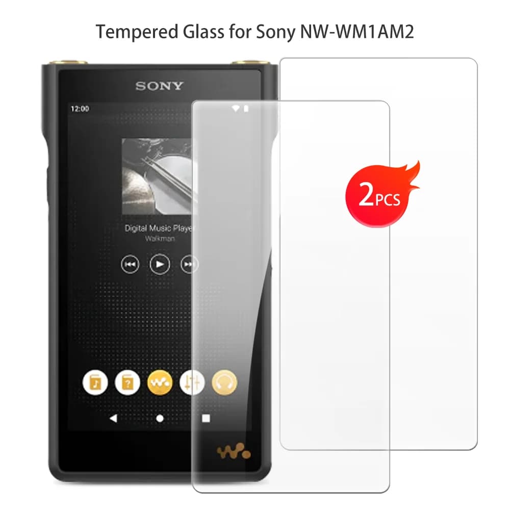 Per Sony NW-WM1AM2 Pellicola protettiva per schermo in vetro temperato per smartphone