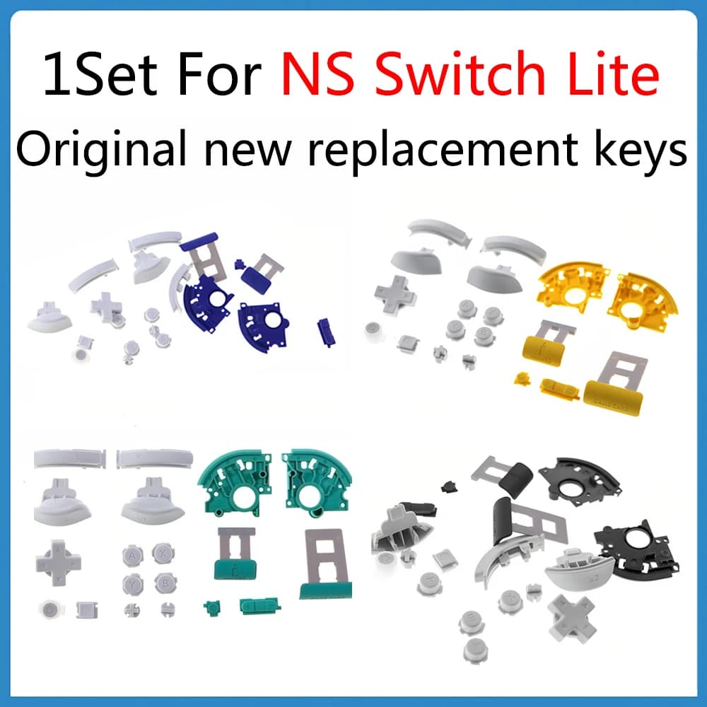 1Set originale per Switch Lite ABXY D Pad tasti pulsanti per Nintendo Switch Lite Controller L R ZL ZR Trigger Button sostituzione