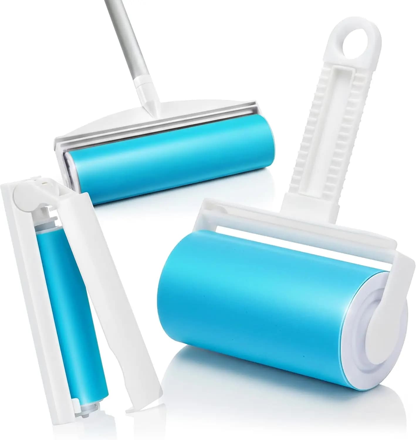 Set di Rulli Leva-Pelucchi - Rullo Leva-Pelucchi Riutilizzabile e Lavabile per Vestiti, Divani, Mobili, Auto, Peli di Gatto e Cane