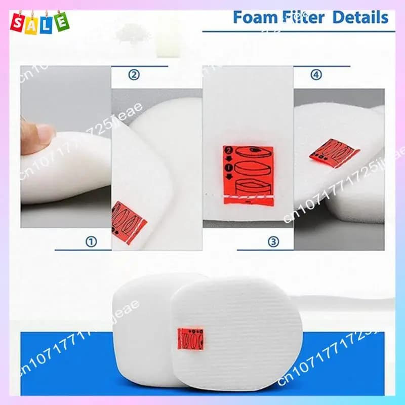 B66C Shoe Filter HEPA Foam Felt Filter for Shark IZ420EUT/IZ420EU/IZ400EUT/IZ400EU Replacement Accessories for vacuum cleaner
